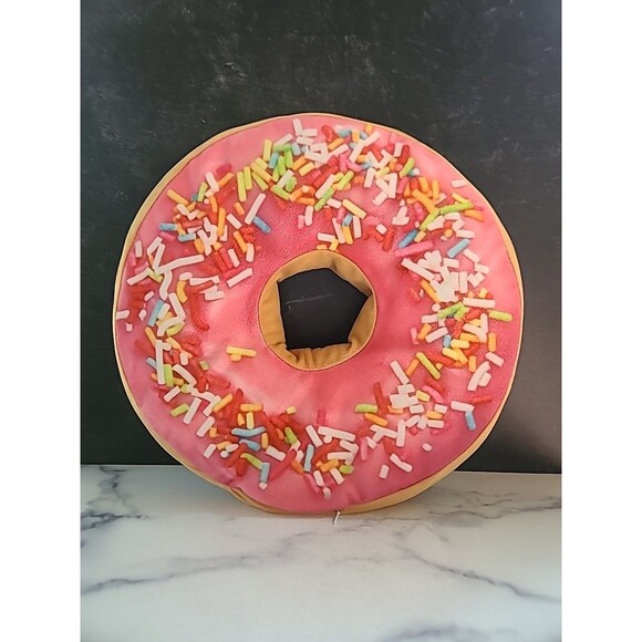 Pink Sprinkle Donut Pillow - Picture 1 of 10